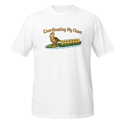 Coordinating My Chaos Duck Canoe T Shirt, Funny Mom Tee, Duck Lover Apparel