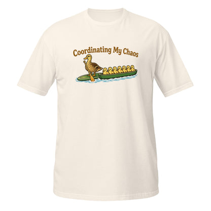 Coordinating My Chaos Duck Canoe T Shirt, Funny Mom Tee, Duck Lover Apparel