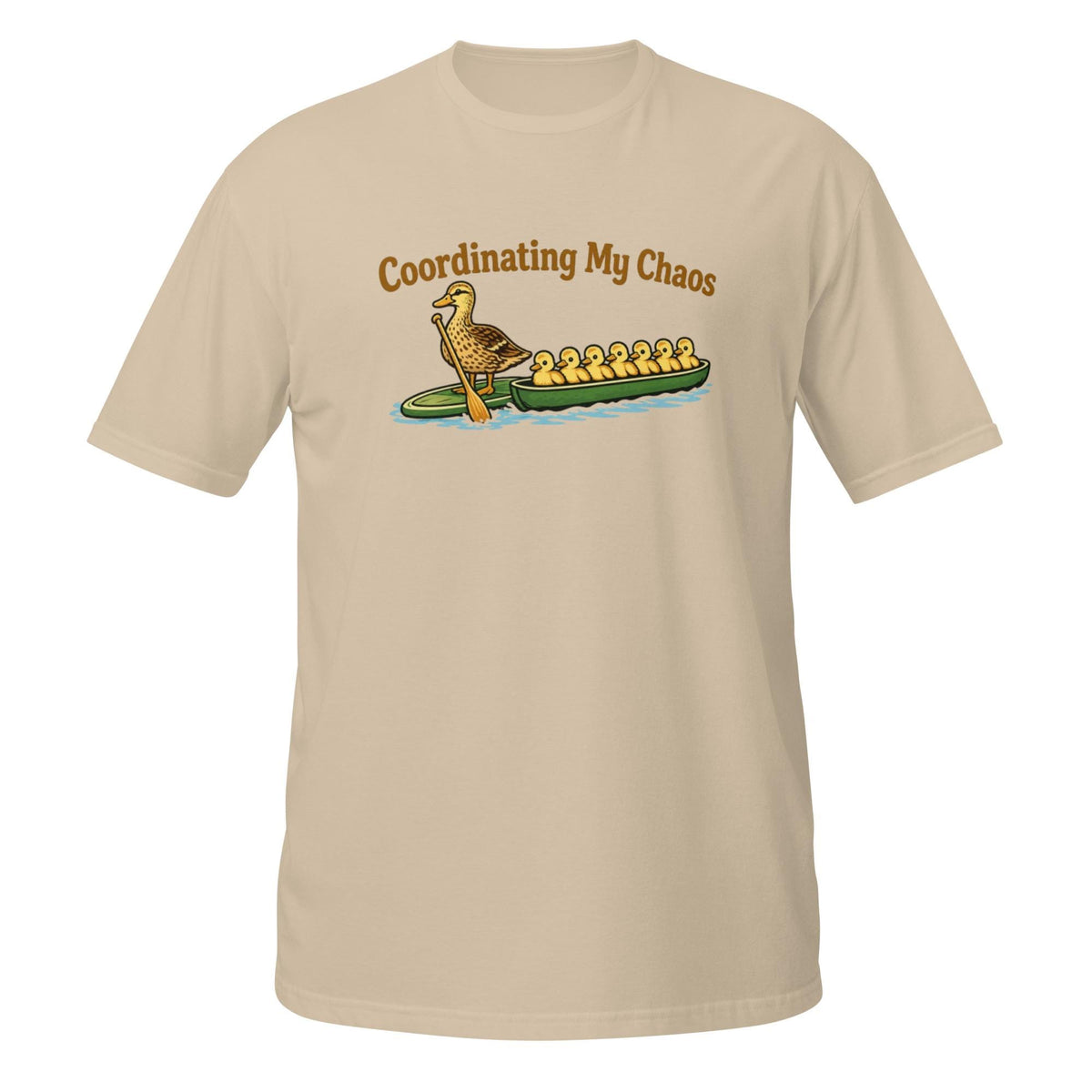 Coordinating My Chaos Duck Canoe T Shirt, Funny Mom Tee, Duck Lover Apparel