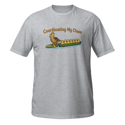 Coordinating My Chaos Duck Canoe T Shirt, Funny Mom Tee, Duck Lover Apparel